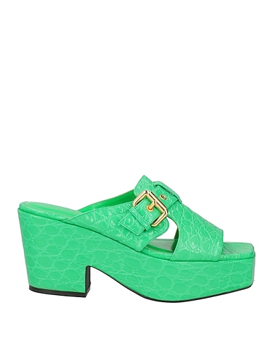 BY FAR Sandals VERDE Leather