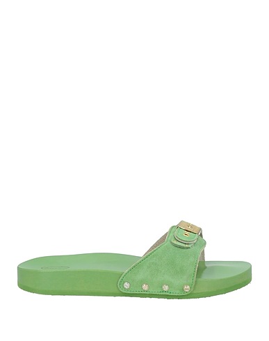 SCHOLL Mule e zoccoli Verde Pelle