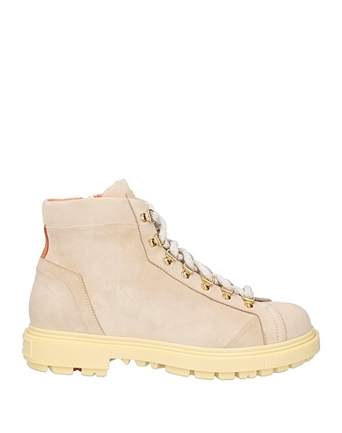 SANTONI Ankle boot Light grey Leather