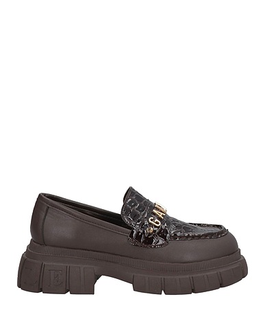 GAëLLE Paris Loafers Dark brown Textile fibres