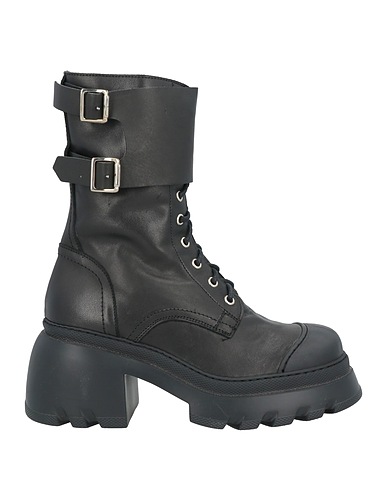 CURIOSITÉ Ankle boot Black Leather