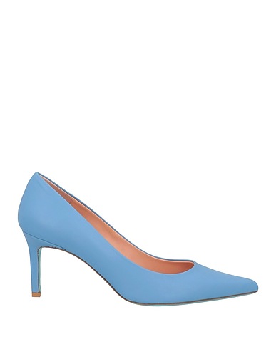 FRATELLI RUSSO Décolleté Blu chiaro Pelle