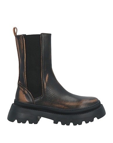 LEMARÉ Ankle boot Dark brown Calfskin