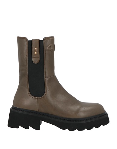 PACIOTTI 4US Stivaletti Verde militare Pelle