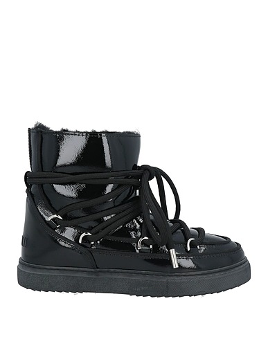 INUIKII Ankle boot Black Leather, Shearling
