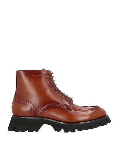 SANTONI Ankle boot Tan Leather