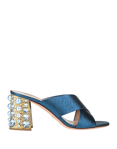 SEBASTIAN Milano Sandals Blue Textile fibres