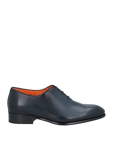 SANTONI Stringate Blu notte Pelle