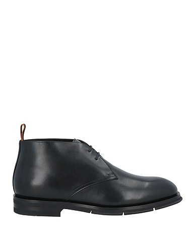 SANTONI Ankle boot Black Leather