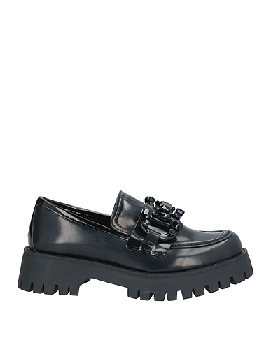 EXE' Loafers Black Textile fibers