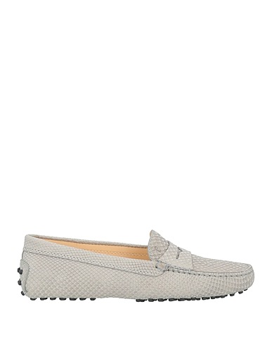TOD'S Loafers Light grey Leather