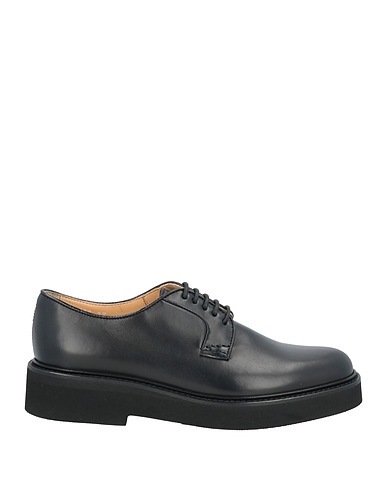 DOUCAL'S Laced shoes Black Leather