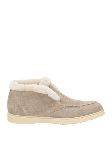 DOUCAL'S Ankle boot Light grey Leather