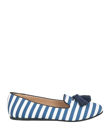 CHARLES PHILIP Milano Mocassino Blu Cotone