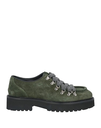 DOUCAL'S Laced shoes Dark green Leather