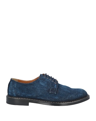 DOUCAL'S Laced shoes Blue Textile fibers