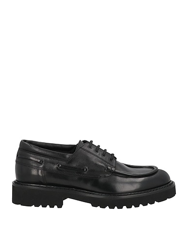 DOUCAL'S Laced shoes Black Leather