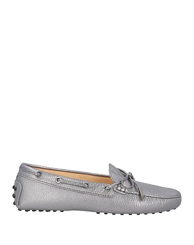 TOD'S Loafers Grey Leather