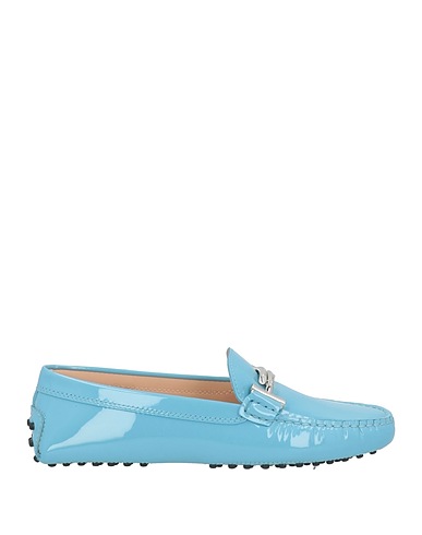 TOD'S Loafers Sky blue Leather