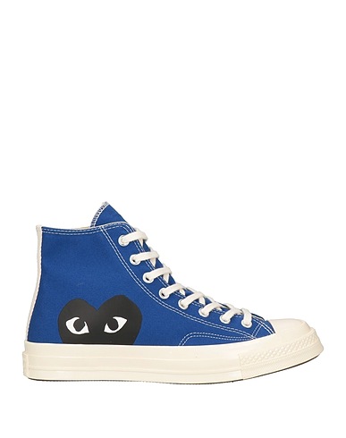 CONVERSE x COMME des GARÇONS PLAY Sneakers Bright blue Textile fibres