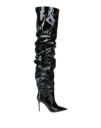 AMINA MUADDI Boots Black Textile fibers