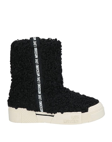 LOVE MOSCHINO Ankle boot Black Textile fibers