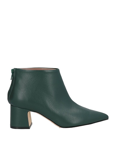 CHEVILLE Ankle boot Dark green Calfskin