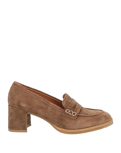 O'DAN LI Mocassino Khaki Pelle