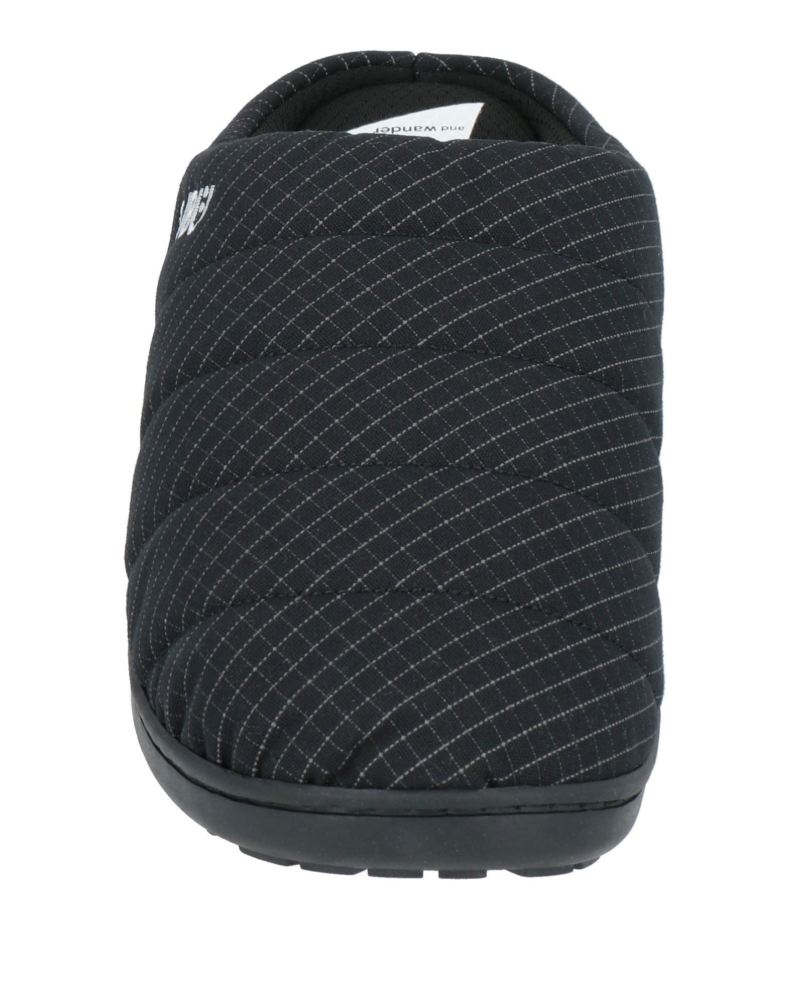 SUBU x AND WANDER シューズ | スライドサンダル＆スリッパ ブラック