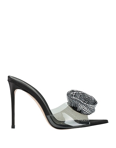 LE SILLA Sandals NERO Plastic, Textile fibers