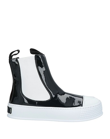 MOSCHINO Ankle boot Black Textile fibres
