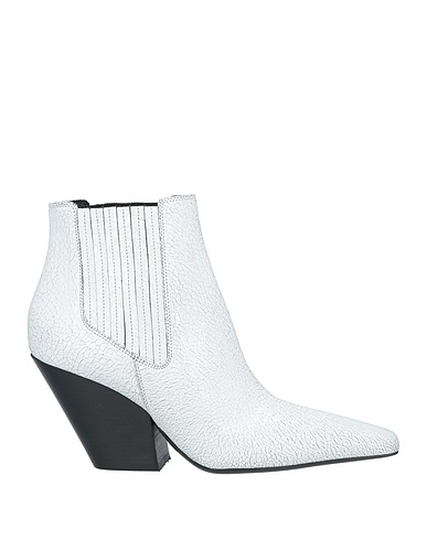 CASADEI Stivaletti Bianco Pelle