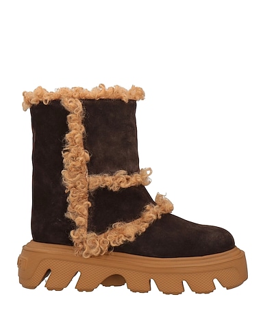 CASADEI Ankle boot Dark brown Leather