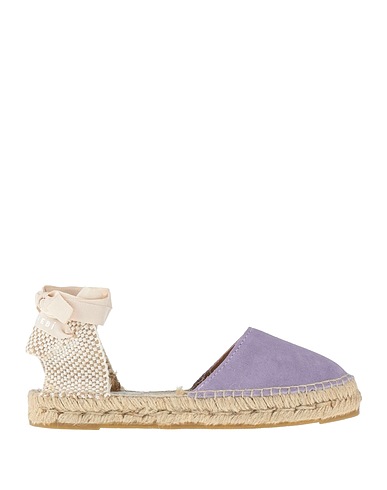 MANEBÍ Espadrilles Lila Leder