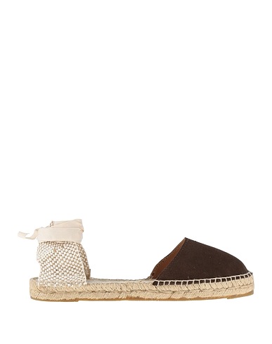 MANEBÍ Espadrilla Café Cuero