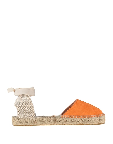 MANEBÍ Espadrillas Arancione Pelle