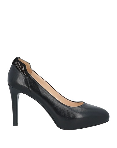 NERO GIARDINI Court Black Leather