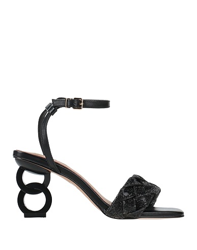 EXE' Sandals Black Textile fibres