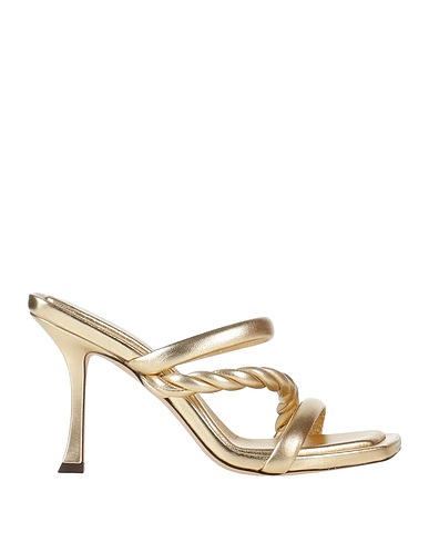 JIMMY CHOO Πέδιλο Χρυσό Δέρμα