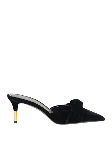 TOM FORD Mules and clogs Black Viscose