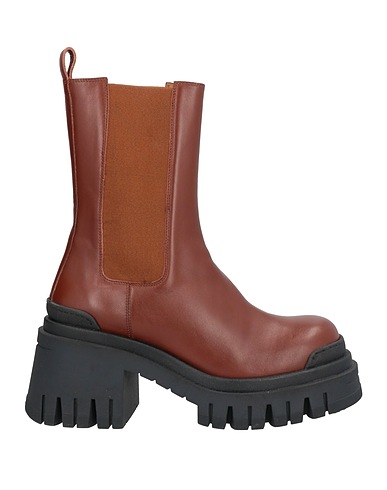 ENNEQUADRO Ankle boot Brown Calfskin