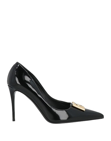 DOLCE&GABBANA Pumps Schwarz 100% Kalbsleder
