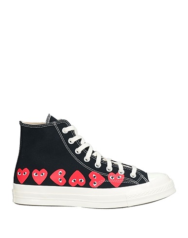 CONVERSE x COMME des GARÇONS PLAY Sneakers Schwarz Gewebefasern