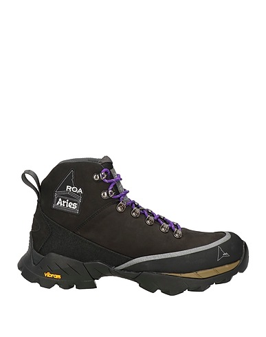 ROA Stiefelette X ARIES Schwarz Leder, Gewebefasern