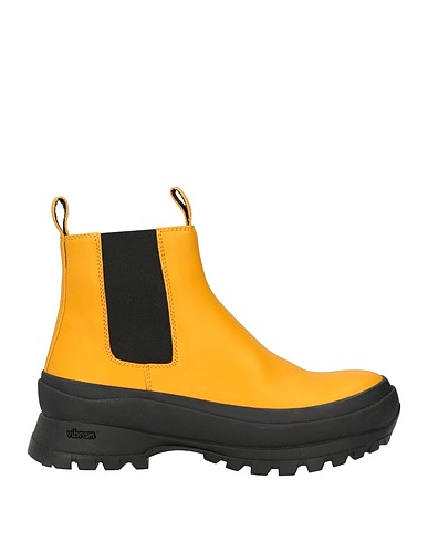 JIL SANDER ショートブーツ マリーゴールド 革（なめし加工）
