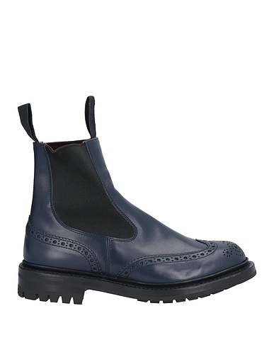 TRICKER'S Stiefelette Marineblau Kalbsleder
