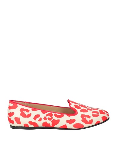 CHARLES PHILIP Milano Mocassino Rosso Fibre tessili