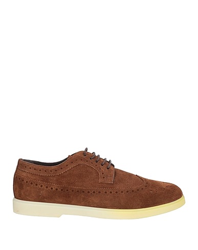 LUIGI BORRELLI NAPOLI Laced shoes Brown Leather