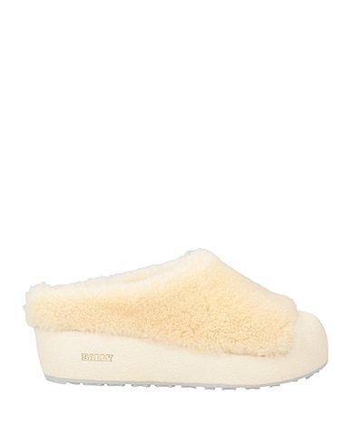 BALLY Mules and clogs Beige Calfskin, Shearling