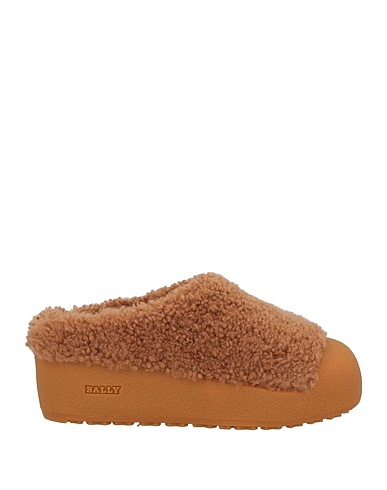 BALLY Mules and clogs Tan Calfskin, Shearling